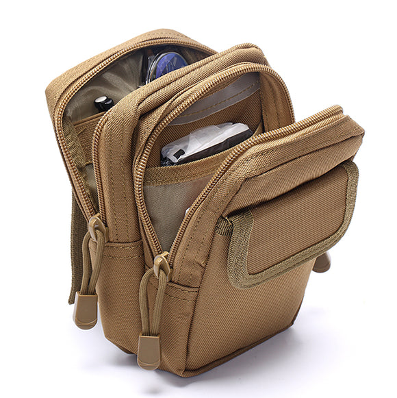 Men Molle Outdoor Sport Tactical Package Casual Nylon Bag