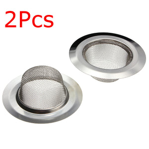 2PCS Stainless Steel Strainers For Kitchen Sink Drain Bathroom