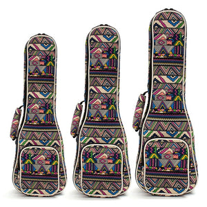 21'' 23'' 26'' Canvas Soprano Ukulele Concert Ukulele Shoulder Back Gig Bag