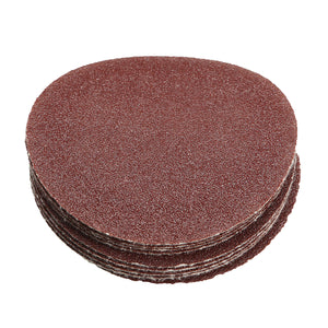 60pcs 3 Inch 60/80/120 Grit Sandpaper with 75mm Hand Polishing Pad for Polishing Abrasive Tools