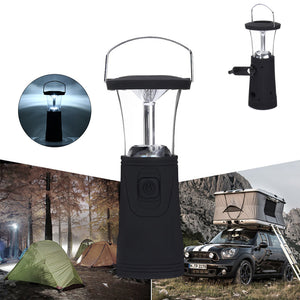 Hand-cranked Solar Power Light Multi-purpose Emergency LED Lamp Outdoor Camping Lantern