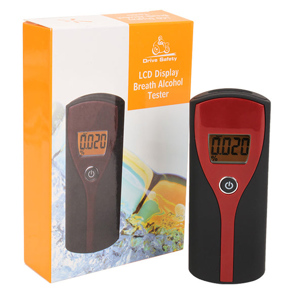 Digital LCD Alcohol Breath Tester Breathalyzer Drive Safety Analyzer Grit-finish Surface