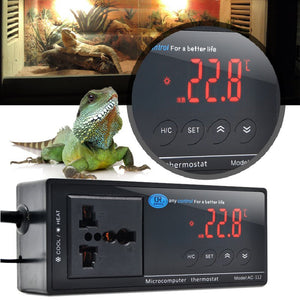 Digital LED Temperature Controller Thermostat for Aquarium Reptile 110/220V