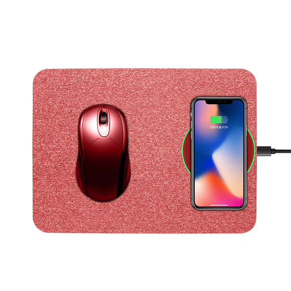 Bakeey 10W Qi Wireless Charger Charging Mouse Pad Mat for iPhone X 8 8 Plus for Samsung S8 Plus