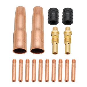 MIG Welding Torch Gun Kit 0.035 inch Nozzle Diffuser Tips for Lincoln TWECO #2 200/250 M7