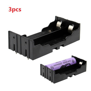 3pcs DIY 2-Slot 18650 Battery Holder With Pins