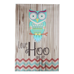 Unframed Canvas Print Home Decor Love Hoo Owl Wall Art Painting Picture Decoration