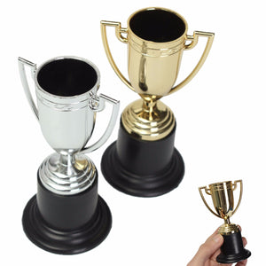 Mini Trophy Trophies Football Soccer Cup Prize Award Kids Party Bag Filler Gift