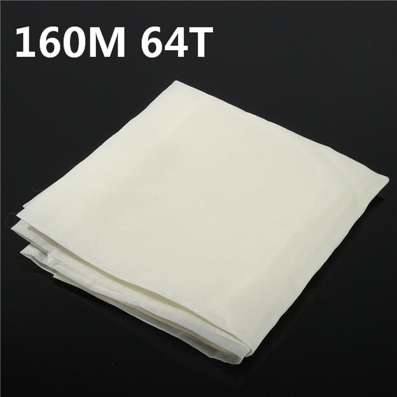 160M 64T Polyester Silk Screen Printing Mesh Fabric Sheet