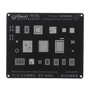 Qianli BGA Stencil Communication Baseband Module BGA Reballing Stencil Repair Tool for Phone 5 5S 6 6S 7G 7Plus 8 8P