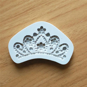 Silicone DIY Crown Cake Mould Chocolate Soap Fondant Cake Mould Cooking Tools Cake Decoration