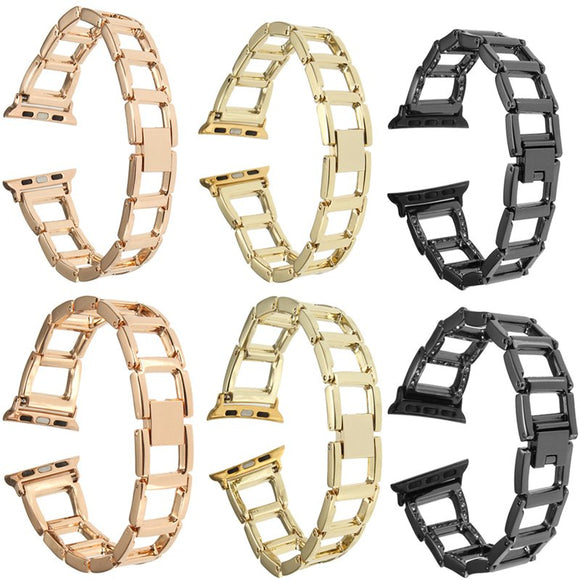 38/42mm Replacement Bracelet Bangle Strap Metal Watch Wrist Band For Fitbit Ionic