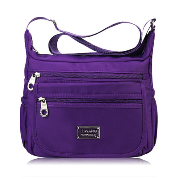 Women Nylon Light Crossbody Bags Casual Outdoor Shoulder Bags Waterproof Travel Bags