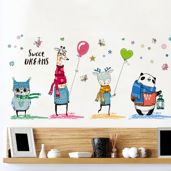 Cartoon Car Wall Stickers Children Boys Room Kindergarten School Decorative Wall Stickers 45*30CM