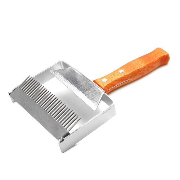 Stainless Steel Widening Uncapping Honey Fork Scrapers Shovel Beekeeping Tool