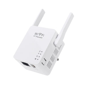 300Mbps 802.11n Wireless Wifi Extender Repeater 2.4G AP Router Dual Antenna Signal Booster Extender Amplifier US/EU/UK/AU Plug