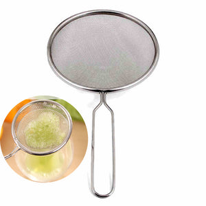 Stainless Steel Fruit Juicer Filter Screen Colander Strainer Soybean Milk Oil Removal Filter Net