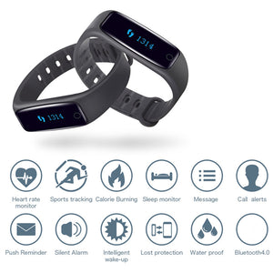 H30 bluetooth Smart Watch Wristband Bracelet Heart Rate Monitor For IOS Android