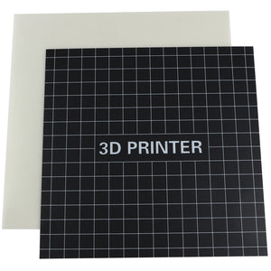 220*220mm Platform Heated Bed Sticker + High Temperature Resistant Plate Kit For 3D Printer Parts