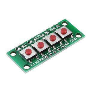 1x4 4 Keys Button 5 Pin Keypad Keyboard Module Mcu Board