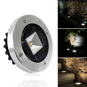 Solar Powered White Warm White Waterproof IP65 Buried Light Lawn Lamp for Outdoor Yard