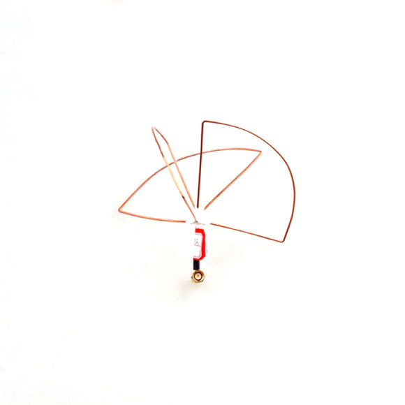 Fpv Cloverleaf Antenna 1.2Ghz 2.4Ghz 3dBi 3-Leaf Clover RHCP Circular Polarization SMA/RP-SMA for RC Airplane Long Range