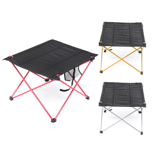 Outdoor Lightweight Aluminum Folding Table Portable Camping Flexible Desk