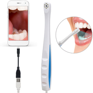 Oral Dental USB Endoscope Borescope Dentist  Intraoral Camera 6 LED Lights Home Teeth Photo Shoot