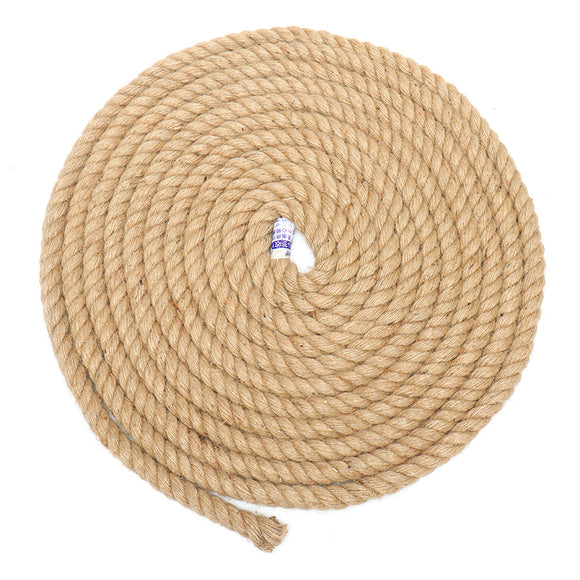 10m Beige Cotton Rope Thick Cords For Handmade Decorative Accessories 5mm-20mm