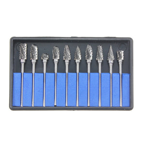 10pcs 2.34*6mm Tungsten Carbide Cutter Rotary Burr Set CNC Engraving Bit