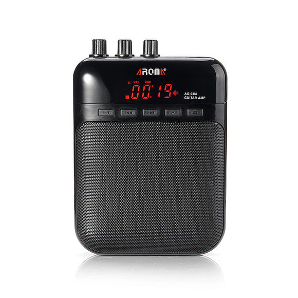 AROMA AG-03M Portable Charging Mini Guitar Amplifier Black