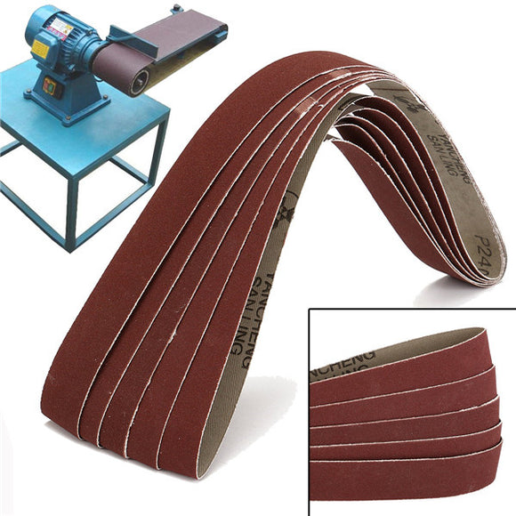 5pcs 25x760mm 240 Grit Sanding Belts Abrasive Tool