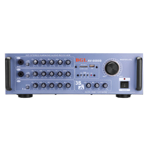 BGL AV-6080B 150W+150W Amplifier Support 2 Microphone Memory Card USB