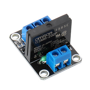 1 Channel 5V Solid State Relay High Level Trigger DC-AC PCB SSR In 5VDC Out 240V AC 2A