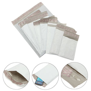 Padded Poly Bubble Mailers Shipping Plastic Self Seal Ring Envelopes Bags With 9 Sizes