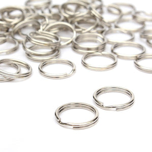 50pcs Split Keyring Key Ring Chain Link Loop Pocket Photo Clasps Connectors