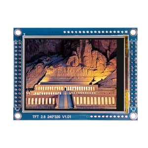 52Pi TFT28 Display + Touch Panel + PCB 2.8 inch TFT LCD Screen Module 320*240 ILI9341 for Raspberry Pi 4B