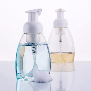 300ml Foaming Bottle Fine Shampoo Lotion Refillable Bottles Foam Pump Soap Dispenser