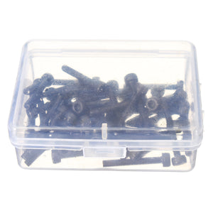 100Pcs M3 Hex Socket Cap Head Screws Allen Bolts 12.9 Grade Carbon Steel