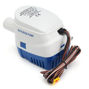 12V 1100GPH Boat Marine Automatic Submersible Bilge Water Pump With Float Switch