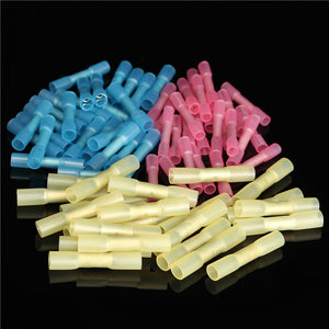 25pcs Heat Shrink Wire Crimp Terminals BUTT Waterproof Connectors