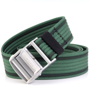 AWMN S02 125cm Silver Buckle Men Women Camouflage Military Tactical Belt Pants Canvas Fabric Belt