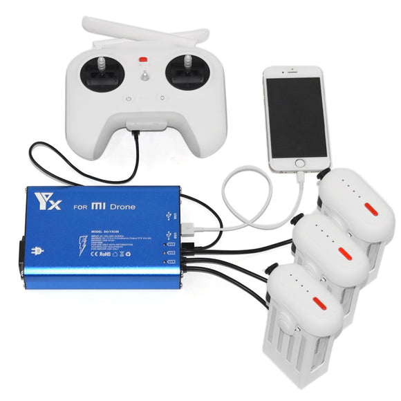 Xiaomi Mi Drone RC Quadcopter Spare Parts 3 in 1 Charger for Battery and Transimitter