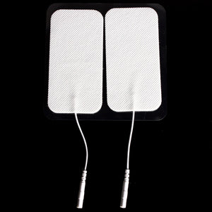 2pcs 10x5cm Massagers Reusable Adhesion Durable Tens Machine Replacement Electrode Pads