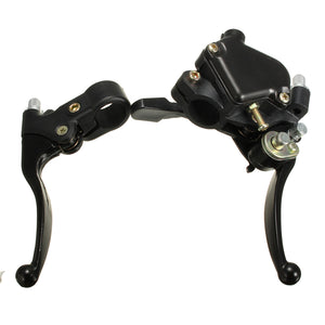 Thumb Throttle Twin Brake Lever 22mm 7/8inch For Mini Moto Quad Pit Bike ATV