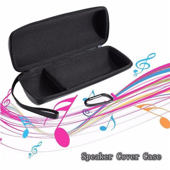 Travel Bluetooth Speaker Case Cover Bag Soft Carry Leather Pouch Box Black