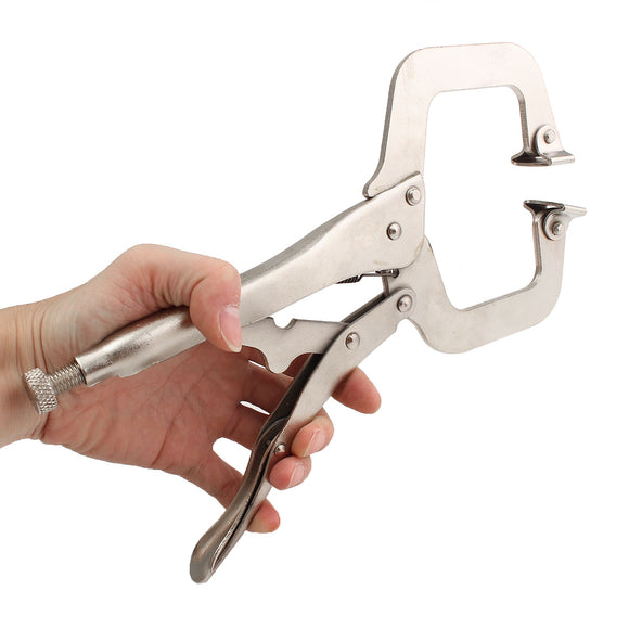 Vise Grip 11inch Locking C Clamps With Regular Tips Quick Release Self Adjusting