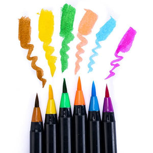 H&B HB-WB2 20 Color Painting Brush Color Soft Head Comic Hand-painted Pen Fountain Pen Set