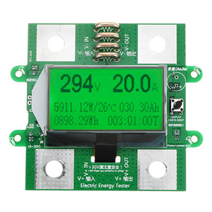 300V100A Digital DC Voltmeter Ammeter Power Meter Battery Tester Multi Function Power Meter