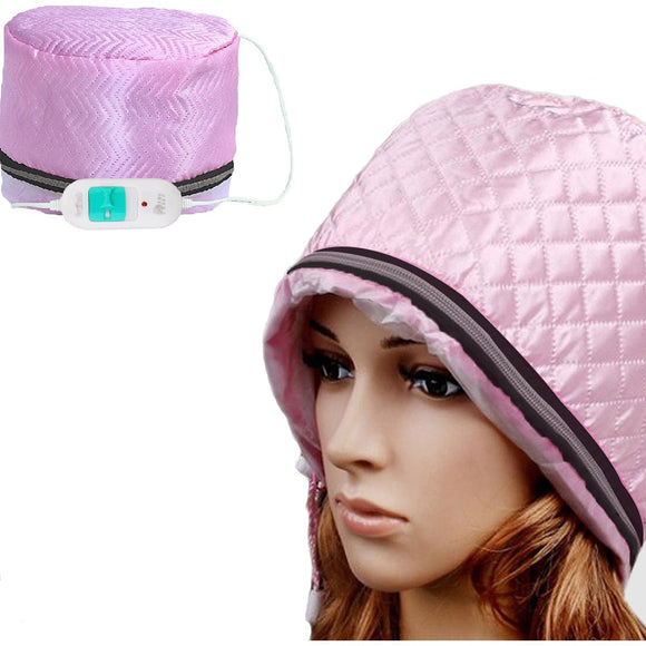 220V Electric Hair Thermal Treatment Beauty Steamer SPA Nourishing Conditioner Hair Care Cap